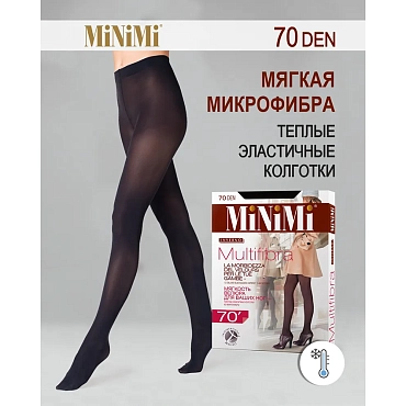 MINIMI Колготки 3D Nero 4 (L) / MULTIFIBRA 70