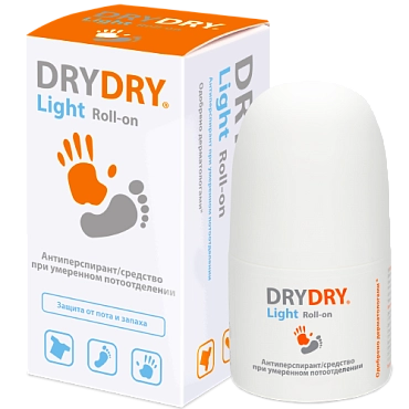 DRY DRY Средство от потоотделения для всех типов кожи / Light 50 мл