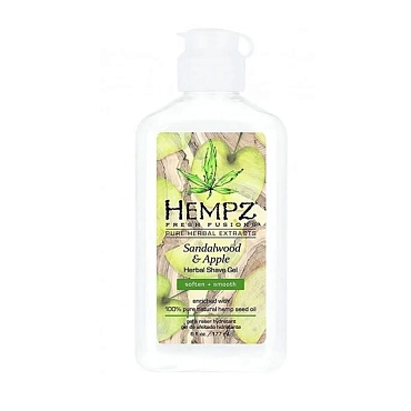 HEMPZ Гель для бритья, сандал и яблоко / Sandalwood & Apple Herbal Shave Gel 177 мл