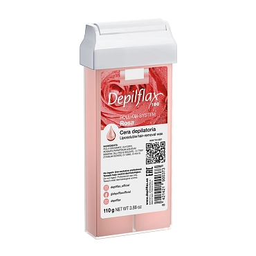 DEPILFLAX 100 Воск для депиляции в картридже, розовый 110 г
