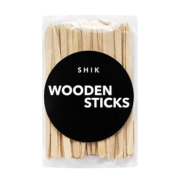 SHIK Шпатели деревянные для воска / Wooden sticks 100 шт