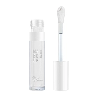 MAKE UP FACTORY Блеск-масло для губ, 10 ванильное небо / Glowy Lip Serum 4,5 мл, фото 2