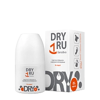 DRY RU Средство от обильного и нормального потоотделения для чувствительной кожи / Sensitive 50 мл, фото 2
