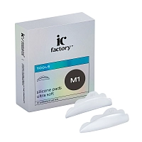 INNOVATOR COSMETICS Валики силиконовые, размер M1 / Ultra Soft IC FACTORY 1 пара, фото 3