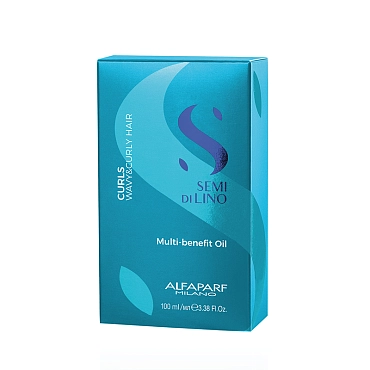 ALFAPARF MILANO Масло для кудрявых и вьющихся  волос / SDL CURLS MULTI-BENEFIT OIL 100 мл