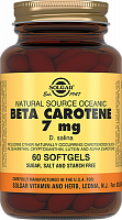 Бета-каротин 7 мг, капсулы № 60, SOLGAR