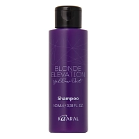 Шампунь антижелтый для волос / BLONDE ELEVATION SHAMPOO 100 мл, KAARAL