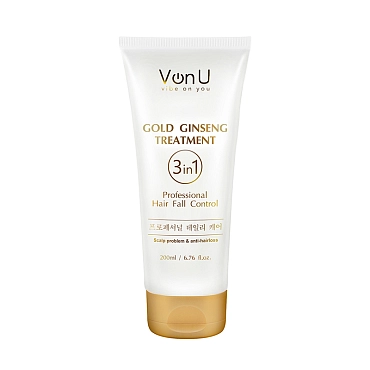 VON-U Уход для волос с экстрактом золотого женьшеня / Ginseng Gold Treatment 200 мл
