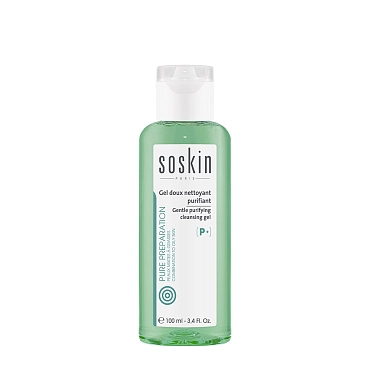 SOSKIN Гель очищающий для комбинированной кожи / P+ Gentle Purifying Cleansing Gel 100 мл