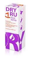 DRY RU Средство от потоотделения с пролонгированным антимикробным действием для ног / Foot Spray 100 мл, фото 3