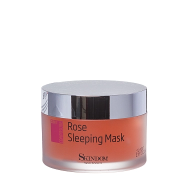 SKINDOM Крем-маска ночная с экстрактом розы / ROSE SLEEPING MASK 50 мл