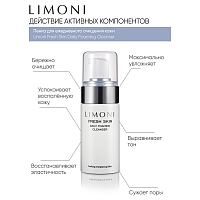 LIMONI Пенка для ежедневного очищения кожи / Daily Foaming Cleanser 100 мл, фото 4