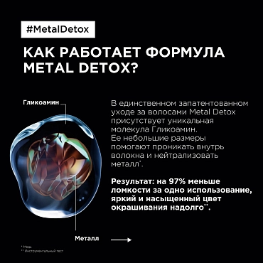 L'OREAL PROFESSIONNEL Шампунь для нейтрализации металла и защиты окрашенных волос / Metal Detox 500 мл