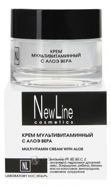 NEW LINE PROFESSIONAL Крем мультивитаминный с алоэ вера 50 мл