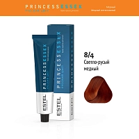 ESTEL PROFESSIONAL 8/4 краска для волос, светло-русый медный / ESSEX Princess 60 мл, фото 2