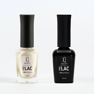 IQ BEAUTY 107 лак для ногтей укрепляющий с биокерамикой / Nail Polish PROLAC+bioceramics 12,5 мл