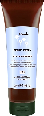 NOOK Кондиционер для тонких и слабых волос Ph 5,0 / Fly & Vol Conditioner BEAUTY FAMILY 250 мл