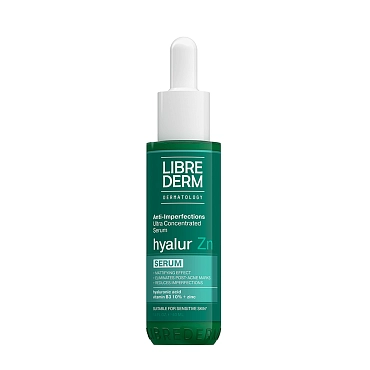 LIBREDERM Сыворотка ультраконцентрированная для кожи с несовершенствами / SERUM PRO Hyalur Zn 40 мл