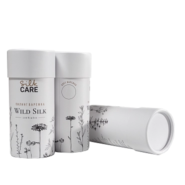 SILK CARE Варежка шелковая для пилинга натуральная / Silk Care Wild Silk