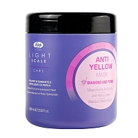 Маска для осветленных, мелированных и седых волос / Light Scale Care Anti Yellow Mask 1000 мл, LISAP MILANO