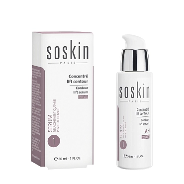 SOSKIN Сыворотка лифтинговая для лица и шеи / A+ Contour lift serum face & neck 30 мл