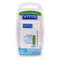 DENTAID  Нить межзубная в твердой упаковке Vitis Waxed Dental Tape with Fluoride and Mint 50 м