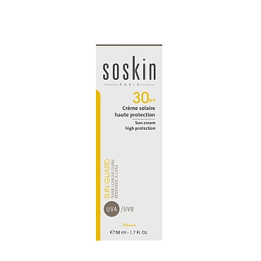 SOSKIN Крем солнцезащитный SPF 30 / Sun cream high protection 50 мл