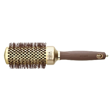 OLIVIA GARDEN Термобрашинг OG Expert Blowout Shine Wavy Bristles Gold&Brown 45 мм