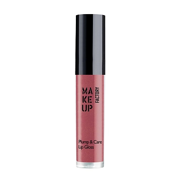 MAKE UP FACTORY Блеск для губ, 20 скандальная игра / Plump & Care Gloss 4 мл