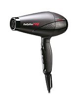 BABYLISS PRO Фен BaByliss Pro BLACK STAR, 2 насадки, 2200Вт, фото 2