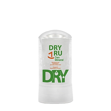 DRY RU Дезодорант минеральный для всех типов кожи / Dry Ru Deo Mineral 60 гр