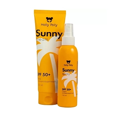 HOLLY POLLY Спрей солнцезащитный для лица и тела SPF 50+ / Holly Polly Sunny 150 мл