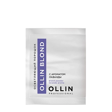 OLLIN PROFESSIONAL Порошок осветляющий с ароматом лаванды, саше / Blond Powder Aroma Lavande OLLIN BLOND 30 г