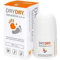 Средство от потоотделения для чувствительной кожи / Sensitive 50 мл, DRY DRY