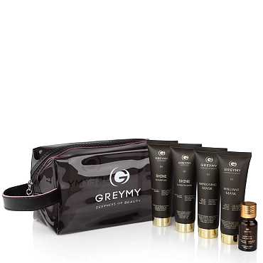 GREYMY Набор миниатюр для блеска волос Brilliant Shine Set Travel