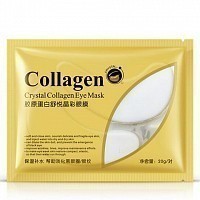 Патчи гидрогелевые с коллагеном для глаз / Crystal Collagen Eye Mask 2 патча (для одноразовой процедуры), BIOAQUA