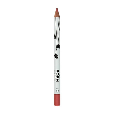 POSH Помада-карандаш пудровая ультрамягкая 2 в 1, L02 / Organic