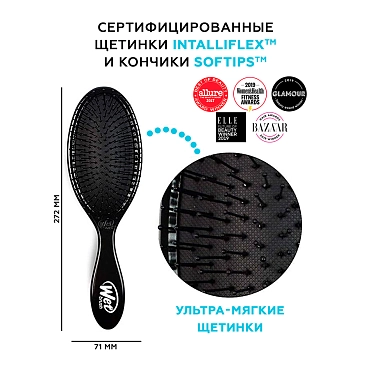 WET BRUSH Щетка для спутанных волос, черная / ORIGINAL DETANGLER BLACK