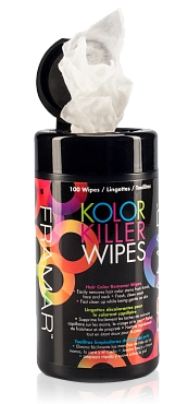 FRAMAR Салфетки влажные для удаления краски с кожи рук, лица и шеи / Kolor Killer Wipes 100 шт