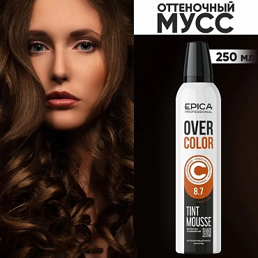 EPICA PROFESSIONAL Мусс оттеночный для волос, Шоколад 8.7 / OverColor 250 мл