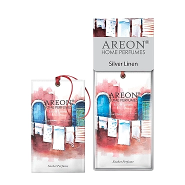 AREON Саше ароматическое, серебряная пряжа / HOME PERFUMES SACHET Silver Liner 12 гр