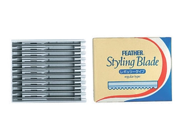 HAIRWAY Лезвия Feather Styling Blade для бритв 24001, 24003 10 шт
