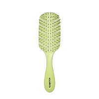 Био-расческа массажная для волос мини, зеленая / Scalp Massage Bio Hair Brush mini Green, SOLOMEYA