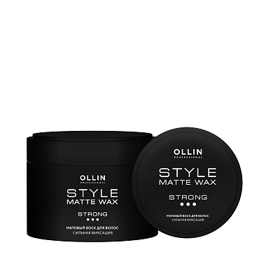 OLLIN PROFESSIONAL Воск матовый сильной фиксации для волос / Strong Hold Matte Wax STYLE 50 г