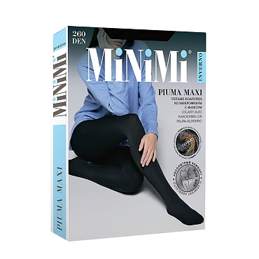 MINIMI Колготки Grigio Melange 6 (XXL) / PIUMA 260