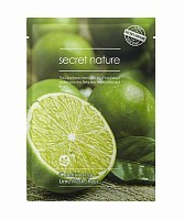 Маска бодрящая для лица с лаймом 25 мл, SECRET NATURE