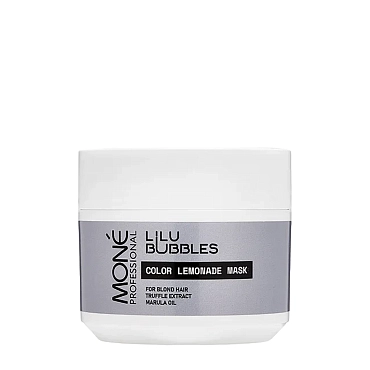 MONE PROFESSIONAL Маска для интенсивного ухода и питания осветленных волос / LILU BUBBLES COLOR LEMONADE MASK 300 мл