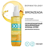 LIBREDERM Спрей-флюид солнцезащитный увлажняющий двухфазный SPF30 / Bronzeada 150 мл, фото 3