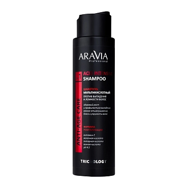 ARAVIA Шампунь мультикислотный против выпадения и ломкости волос / ARAVIA Professional Acid Intensive Shampoo 420 мл