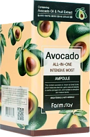 FARMSTAY Сыворотка ампульная многофункциональная с экстрактом авокадо / All-In-One Ampoule 250 мл, фото 4